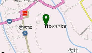 佐井八幡宮の地図画像