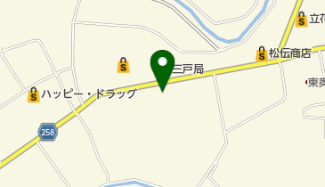 クリーニングのブルースター八日町店の地図画像