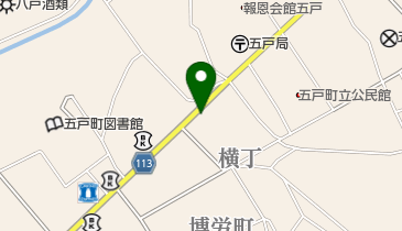 水晶堂印房五戸の地図画像