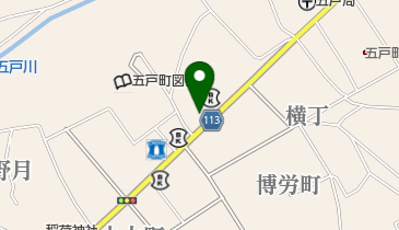 角三金物店の地図画像