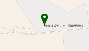 青森県産業技術センターりんご研究所県南果樹部の地図画像