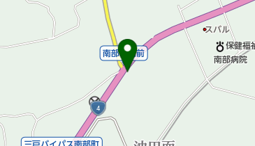 馬場理容所の地図画像