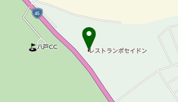 郊外レストランポセイドンの地図画像