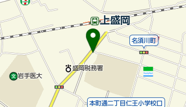 岩手マッサージセンターの地図画像