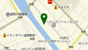 フォトMORIOKAの地図画像