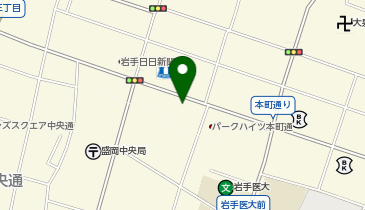 てらさわ理容室の地図画像