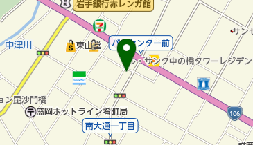 ひらのやの地図画像