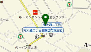 株式会社甲山屋 盛岡店の地図画像