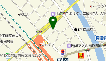 フクビ化学工業株式会社盛岡営業所の地図画像