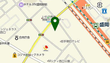 株式会社岡村製作所 北東北支店の地図画像