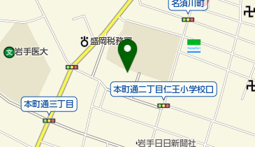 有限会社盛岡せんべい店の地図画像