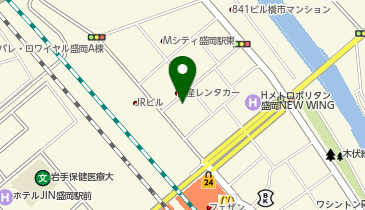 国鉄労働組合盛岡地方本部盛岡国労会館の地図画像