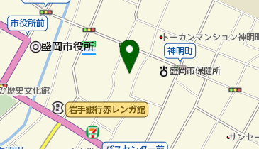 工房夢繭・花の地図画像