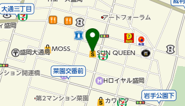 ハコイシダンススタジオの地図画像
