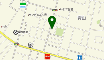 オアシス青山の地図画像