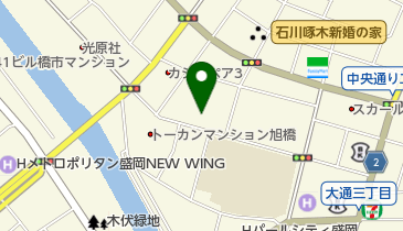 北日本書道専門学院の地図画像