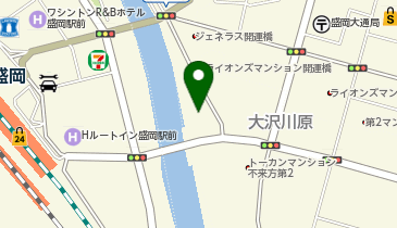 JSS盛岡スイミングスクールの地図画像