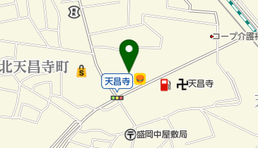 若柳康幸花北柳会の地図画像