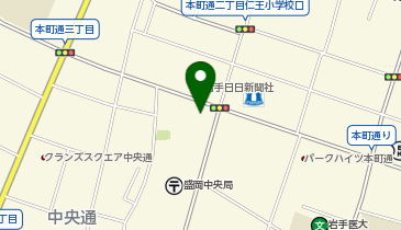 カトリック四ツ家教会岩手カトリックセンターの地図画像