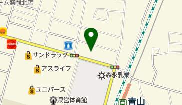 ミスターランドリー盛岡青山店の地図画像