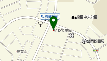 いわて生協 ベルフまつぞのの地図画像