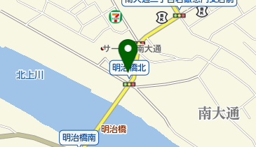 中儀化粧品店 南大通本店の地図画像