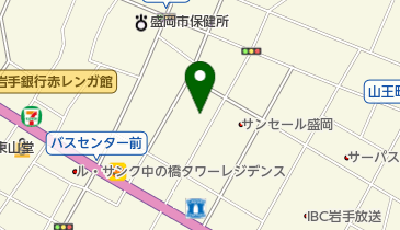 岩手建工株式会社本店の地図画像