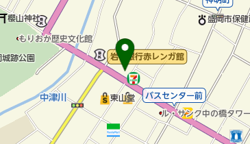 水晶堂コンタクトルームの地図画像