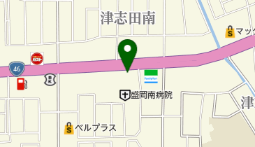 株式会社本間ゴルフ盛岡店の地図画像