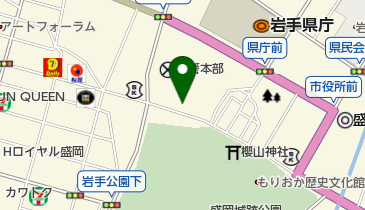 丸政呉服店の地図画像