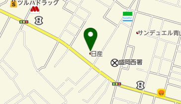 岩手日産自動車株式会社 盛岡青山店の地図画像