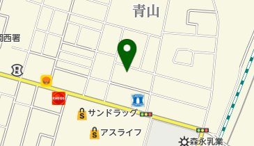 青山寺の地図画像