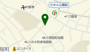 地酒物産館の地図画像