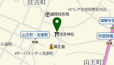 住吉神社の地図画像