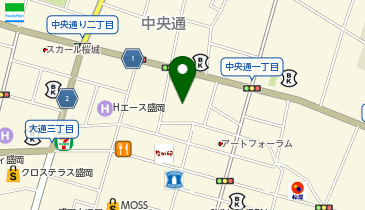 花しずくの地図画像