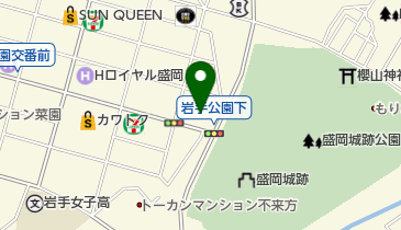 岩手県木材産業協同組合の地図画像