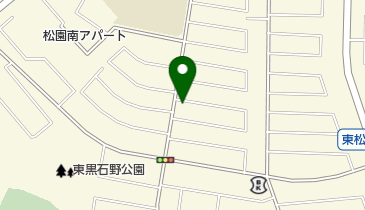 メナード化粧品松園代行店の地図画像