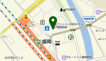 ジェイエステティック盛岡店の地図画像