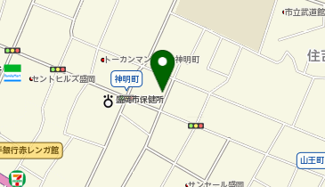 メナードフェイシャルサロンシャルメの地図画像