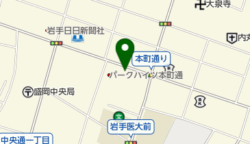 北川時計店の地図画像