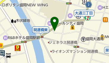 ロコズ・パラダイス日焼けサロン盛岡店の地図画像