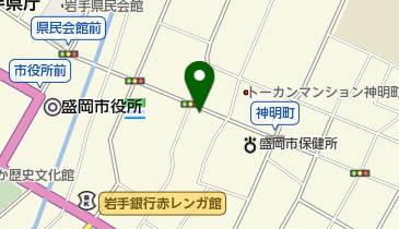 はま美容院の地図画像