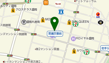 ヒラトヤ美容室 パロマピカソの地図画像