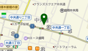 住友生命保険相互会社 盛岡支社の地図画像