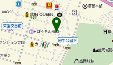 菜園薬局の地図画像