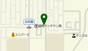 カットクラブササキの地図画像