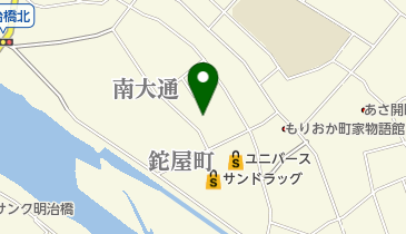 下屋敷理容店の地図画像