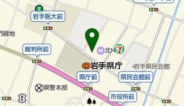 ヒラトヤ理容 内丸店の地図画像