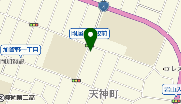 ヘアーサロンながいの地図画像