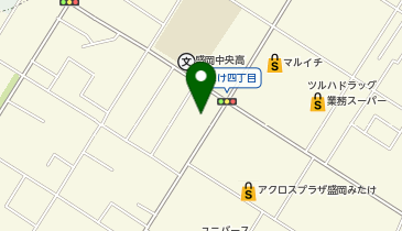 ヘアーサロンポプラルの地図画像